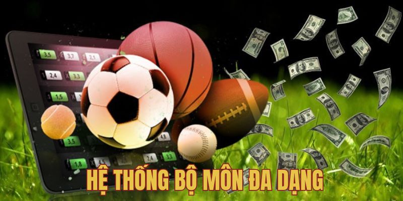 Hệ thống bộ môn Thể thao BET88 đa dạng